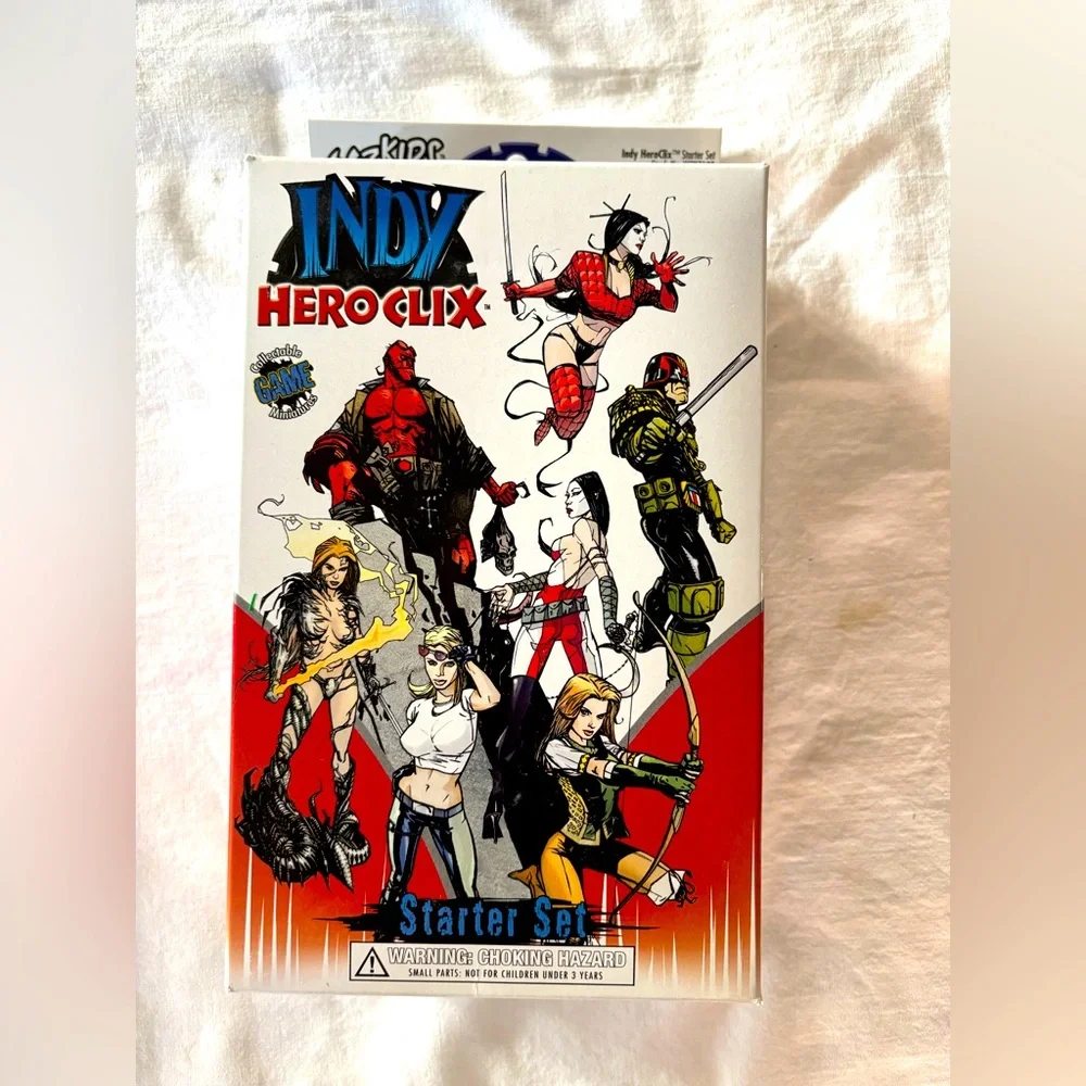 HEROCLIX. INDY. Comics starter‎ set sealed by Wiz kids.